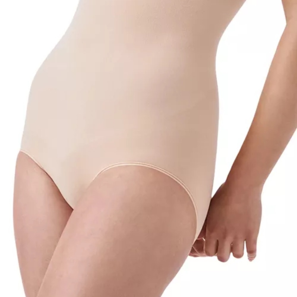 NIP SPANX Higher Power Panties High-Waisted Shaper Brief Soft Nude S